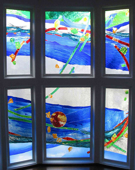 Birmingham Museum and Art Gallery Stained glass by john reyntiens