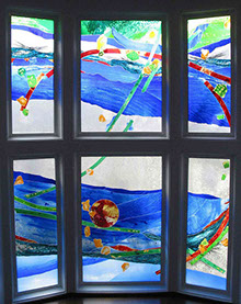 Birmingham Museum and Art Gallery Stained glass by john reyntiens