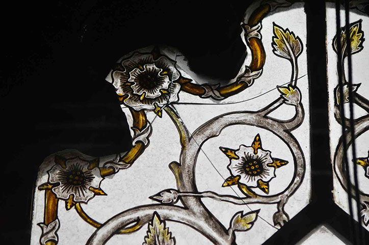 Houses of paliament the robing room stained glass restoration