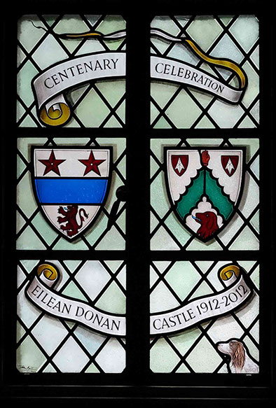 Eilean Donan Castle Stained Glass Window