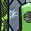 10 green bottles for gordons gin panels by john reyntiens and alice temperley