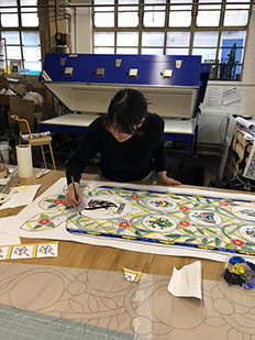 inspire grid 12 unique contempory glass art wall piece by john reyntiens