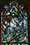 pelham olive armorial stained glass window by john reyntiens